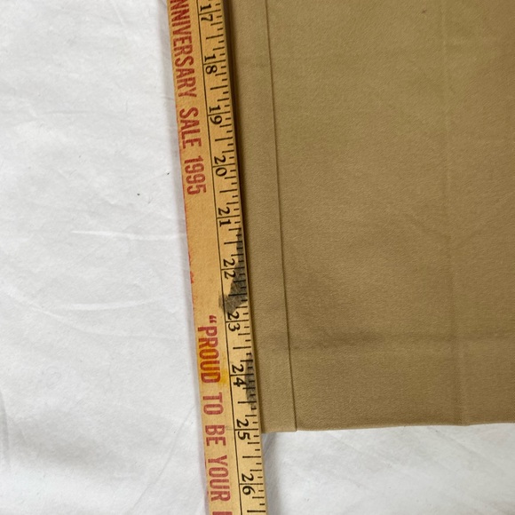 Lauren Ralph Lauren Women's Tan Minimalist Cropped Trousers Pants 12 Old Money - Picture 15 of 16